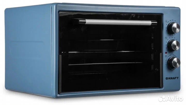 Мини-печь kraft KF-MO 3800 BU, цвет синий
