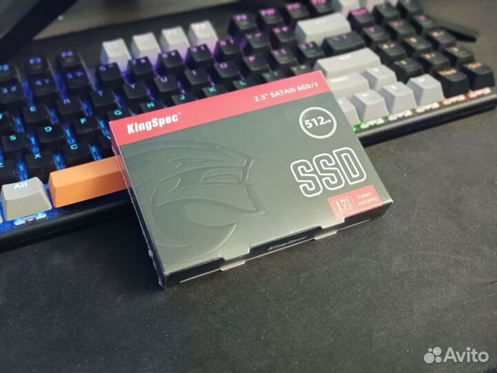 Новый ssd 512gb KingSpec SATA