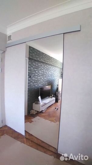 Дверь стеклянная межкомнатная