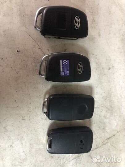 Ключ зажигания Hyundai Solaris