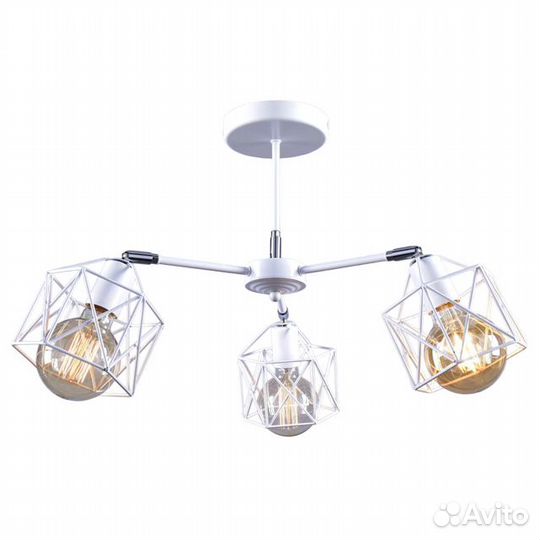 Люстра потолочная россвет Анхель 3х60Вт Е27 металл