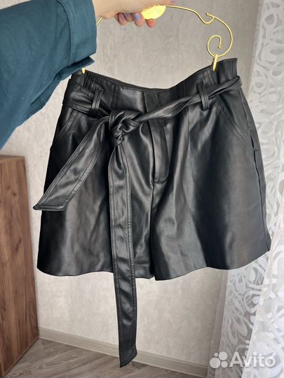 Шорты кожаные amisu 42-44