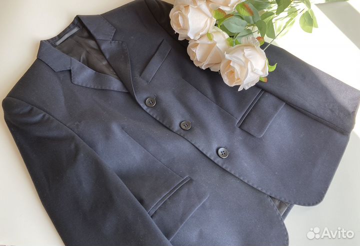 Пиджак школьный для мальчика 122