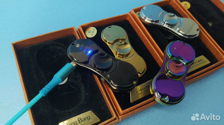 Зажигалка спиннер Lighter электрическая