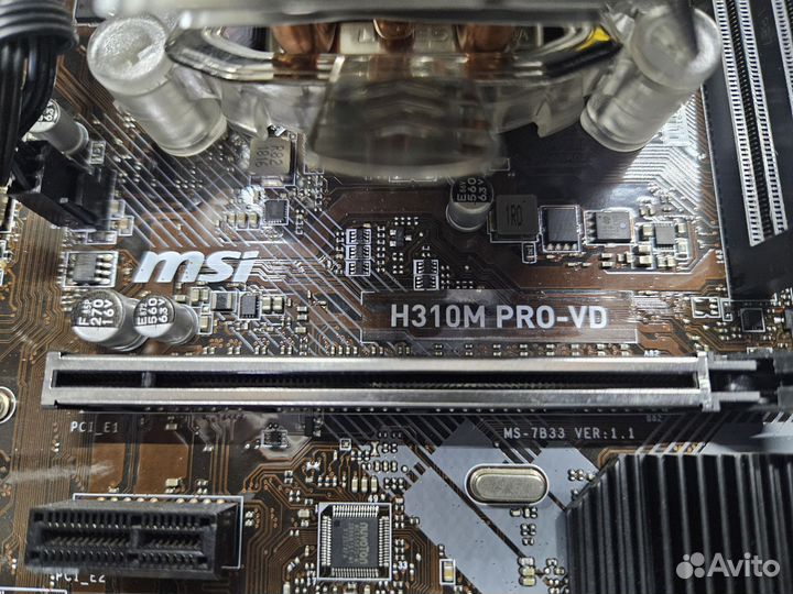 Мать msi + i5 8400 + gammax300