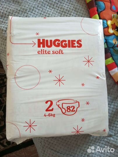 Памперсы Huggies 2, смесь Нутрилон