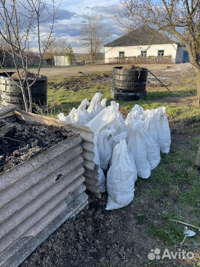 Перепелиный помет в мешках