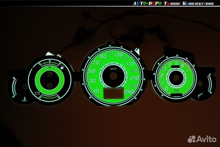 Citroen C5 (01-08) тюнинг шкалы приборов