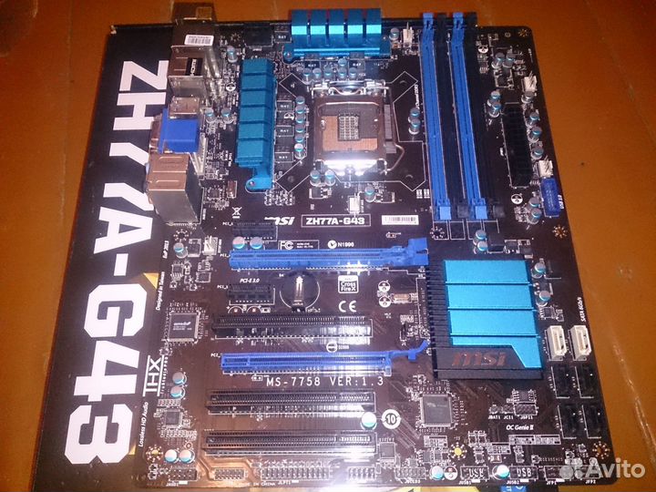 Материнская плата MSI ZH77A-G43 - 1155 сокет