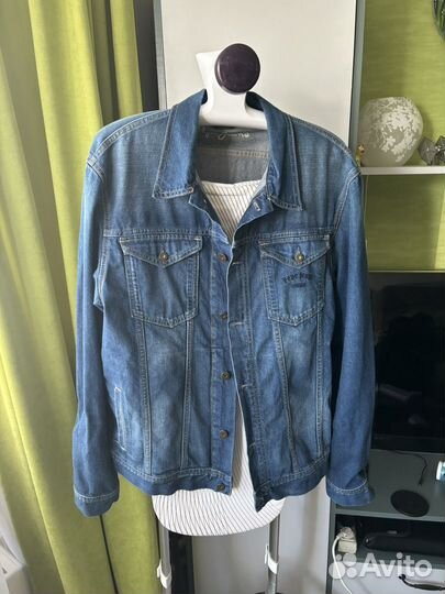 Джинсовая куртка женская 50 52 размер