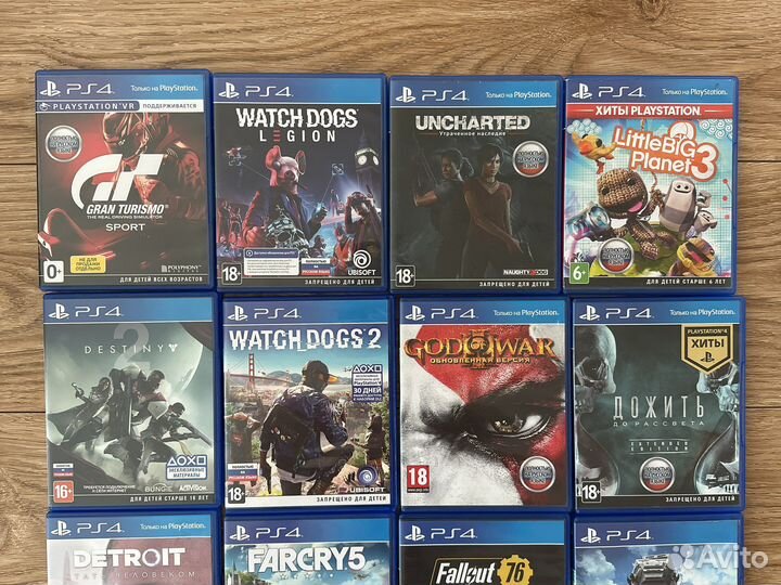 Диски на PS4 / PS5 (также есть цифровые версии)