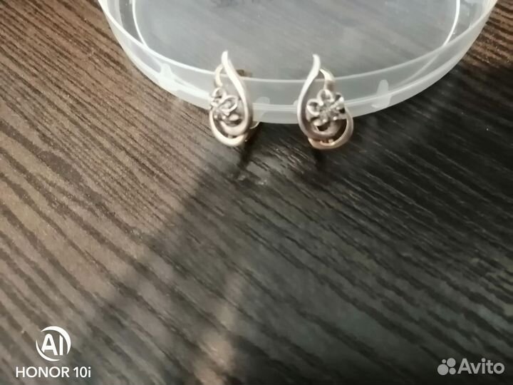 Серьги серебро 925