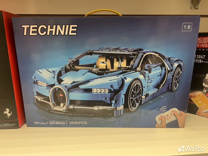 Конструктор Bugatti на ру Lego technic 6043