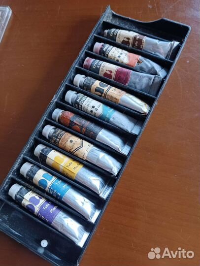 Старинные масляные краски художественные СССР