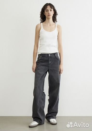 Джинсы Lime рваные