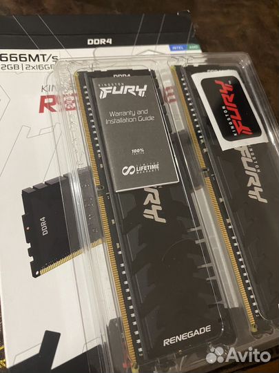 Оперативная память DDR4 2666 мгц 2x16 cl13