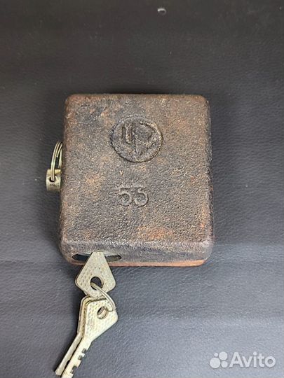 Замок навесной гаражный чз 53 чугун 1,838 кг