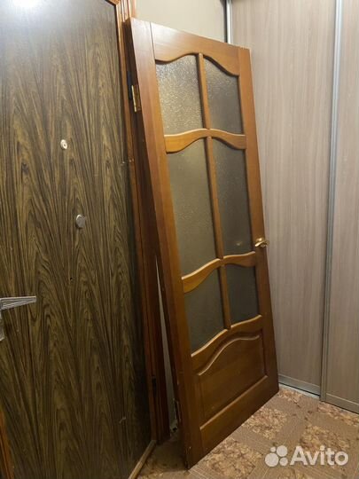 Дверь межкомнатная 80 см (дерево)