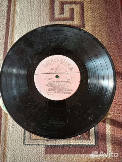 Виниловые грампластинки ссср