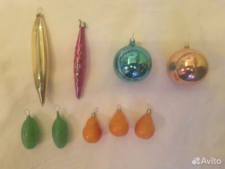 Елочные игрушки СССР