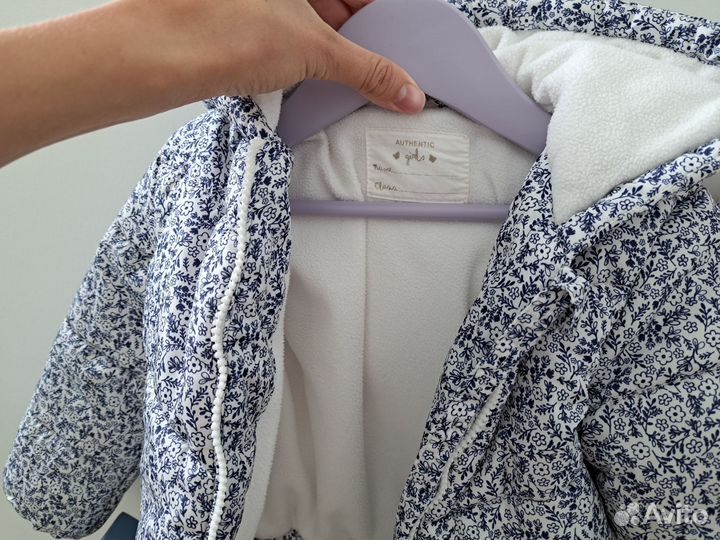 Куртка и жилетка 92 для девочки mathercare babygo