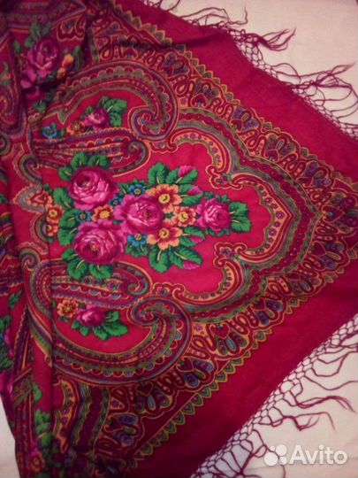 Платок большого размера Винтаж