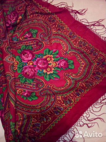 Платок большого размера Винтаж