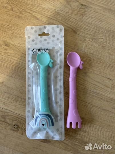 Детская посуда для кормления, ложка