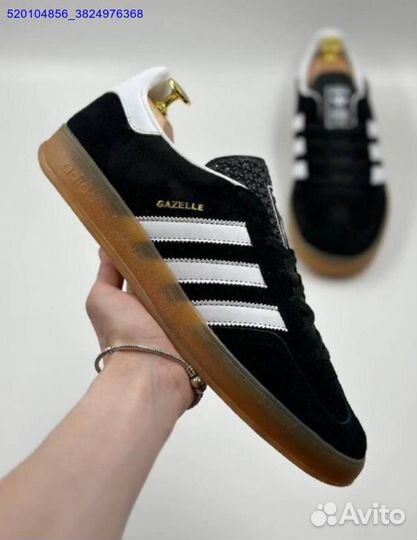 Кроссовки Adidas Gazelle Black (Арт.79953)