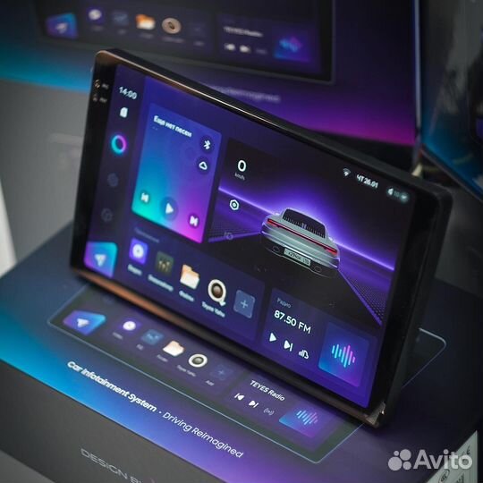 Магнитола Teyes 9’’ на Hyundai Solaris 1