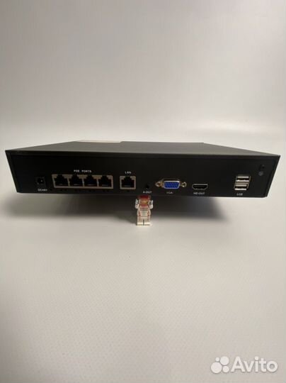 Комплект ip видеонаблюдения 4Mpx с PoE