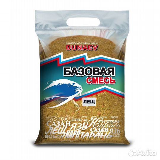 Прикормка Дунаев базовая смесь Лещ 2,5 кг