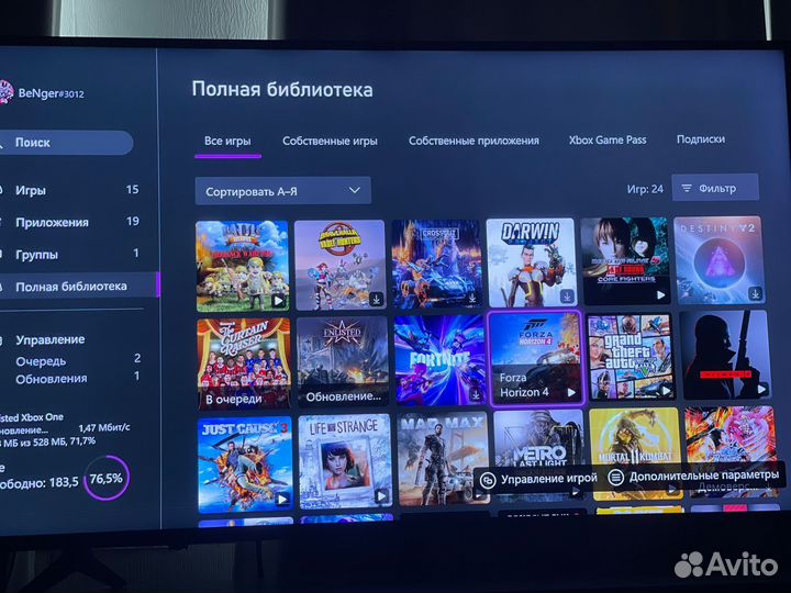 Xbox one s 1tb+игры