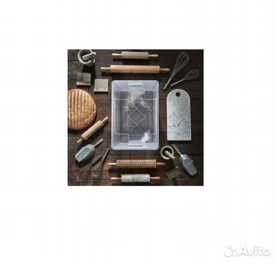 Контейнер, прозрачный, Самла, Икеа, 56х39х28см/45л