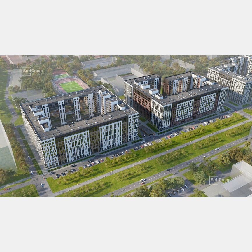 2-к. квартира, 62,3 м², 4/10 эт.