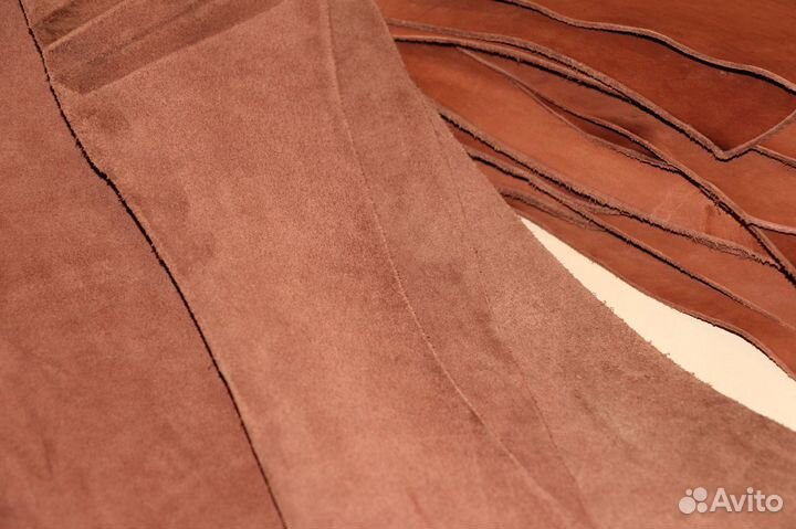 Натуральная кожа. Пола. Цвет коньяк