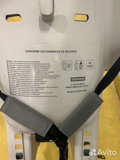 Десткое кресло для велосипеда