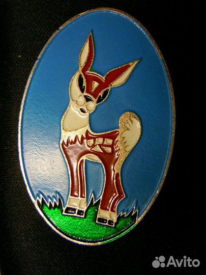Значок олененок СССР