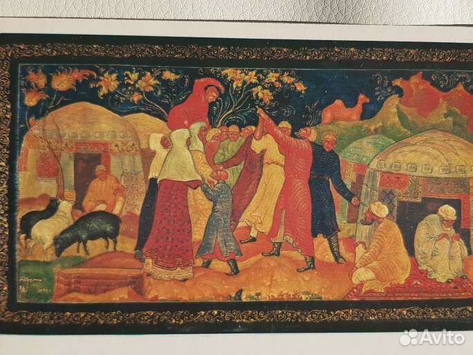 Лаковая миниатюра Мстёры 16 открыток