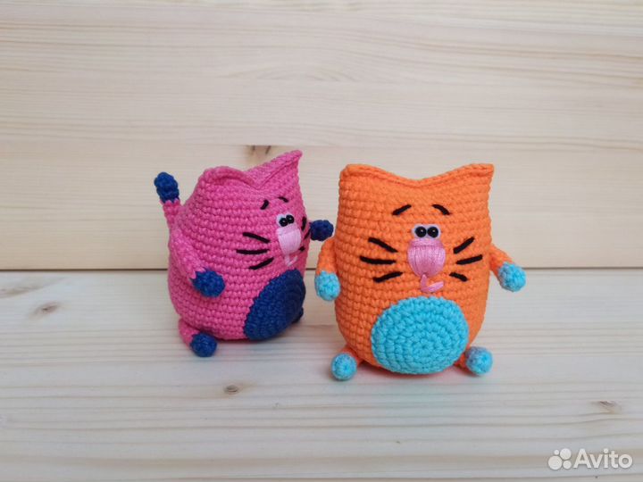 Кот Компот (вязанная игрушка)