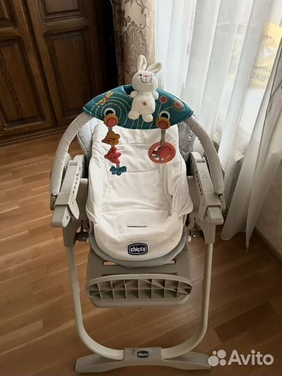 Стульчик для кормления chicco polly magic