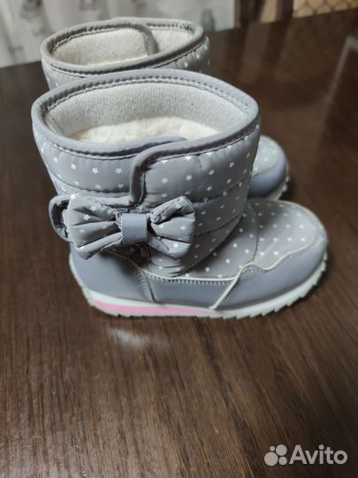 Сапоги зимние детские 28