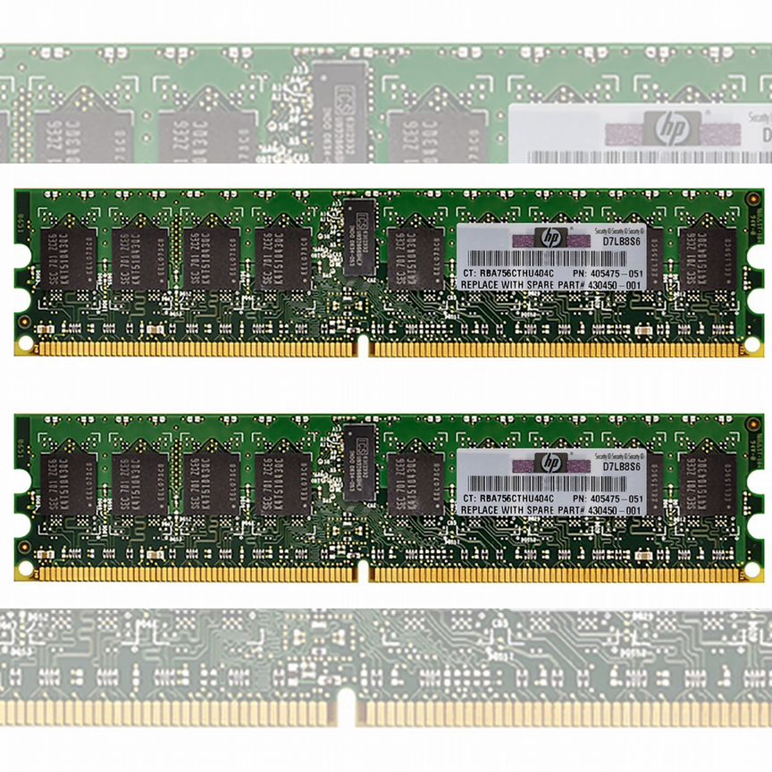 [408851-B21] Оперативная Память Hp Ddr2 2gb 408851-B21