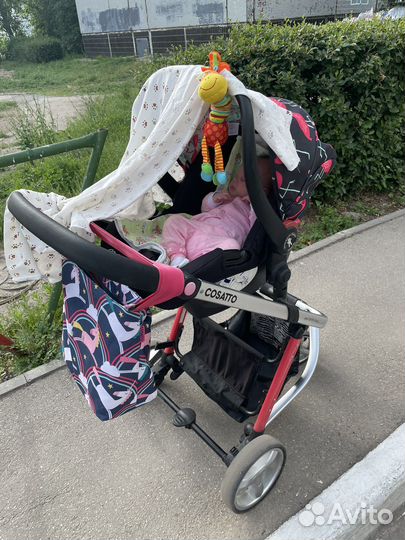Коляска для девочки cosatto