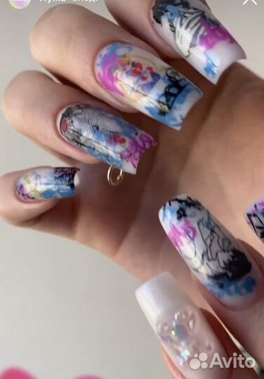 Модель на наращивание ногтей