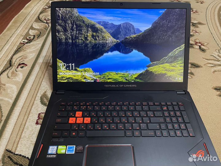 Ноутбук asus ROG strix gl702vm-GC035T