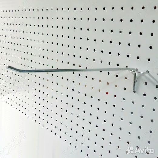 Крючок на перфорацию одинарный шаг перфорации 50м