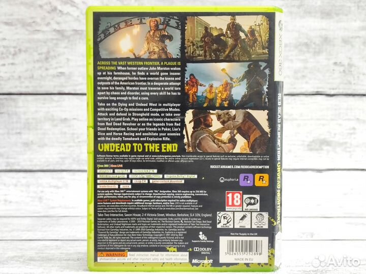 Red Dead Redemption Undead Nightmare (Xbox 360) Б
