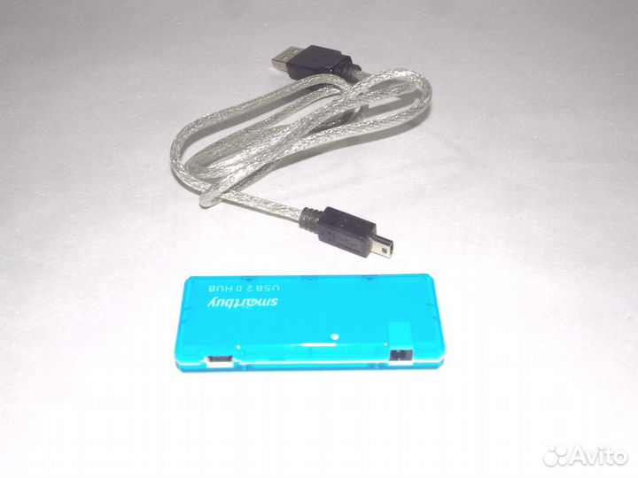 Концентратор USB 2.0 4x HUB, доп. 5В питание