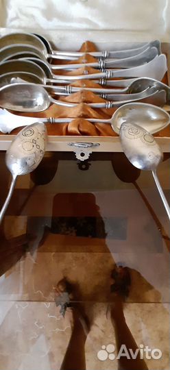 Серебряные ложки 84 пробы